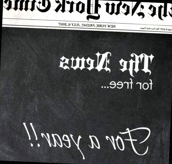 Assinatura do New York Times