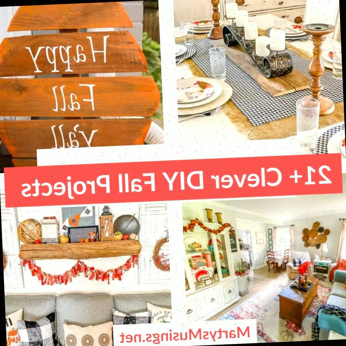 21+ Ideias de Artesanato DIY para o Outono
