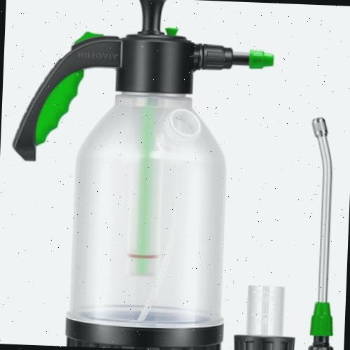 Pulverizador com bomba VIVOSUN 70 oz, borrifador portátil de água para nebulizar plantas, flores e ervas daninhas, bomba manual com abertura lateral para enchimento, copo medidor e bicos ajustáveis