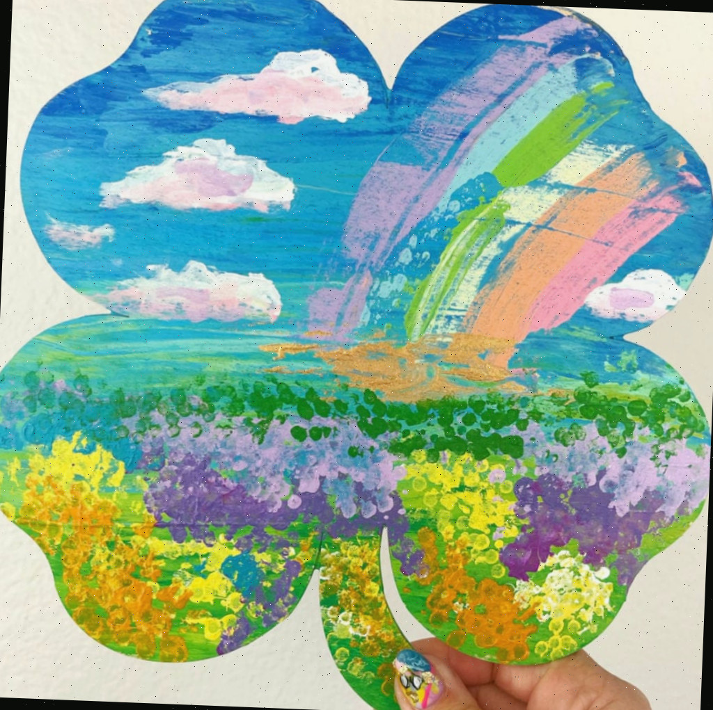 Projeto de Arte Trevo - Ideia de arte do Dia de São Patrício