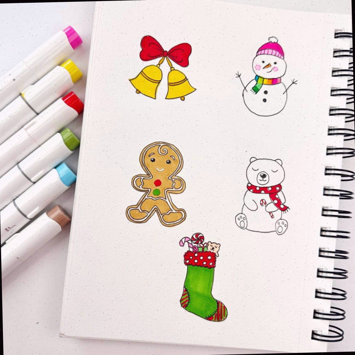 20+ Ideias Fofas de Desenho de Natal