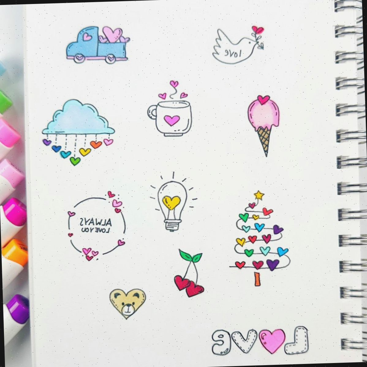 35 Ideias de Desenho de Coração