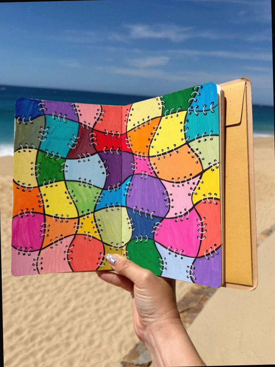 Desenho de Padrão de Patchwork