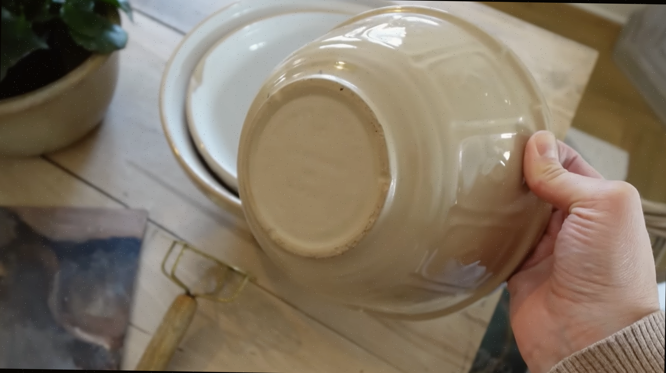 Conjunto de cerâmica antiga