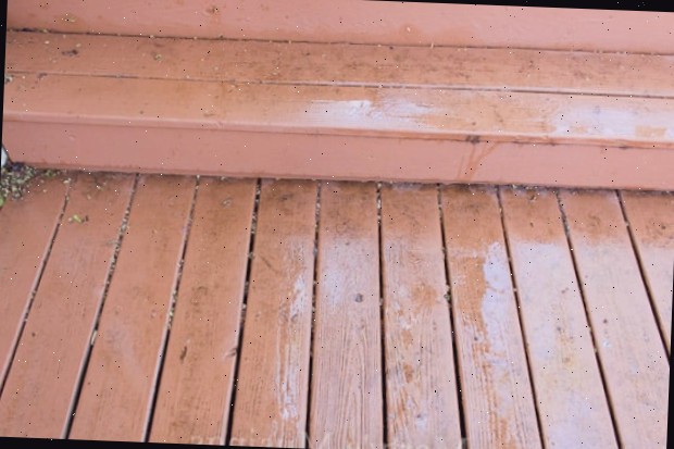 Produto de renovação Behr Deckover em close