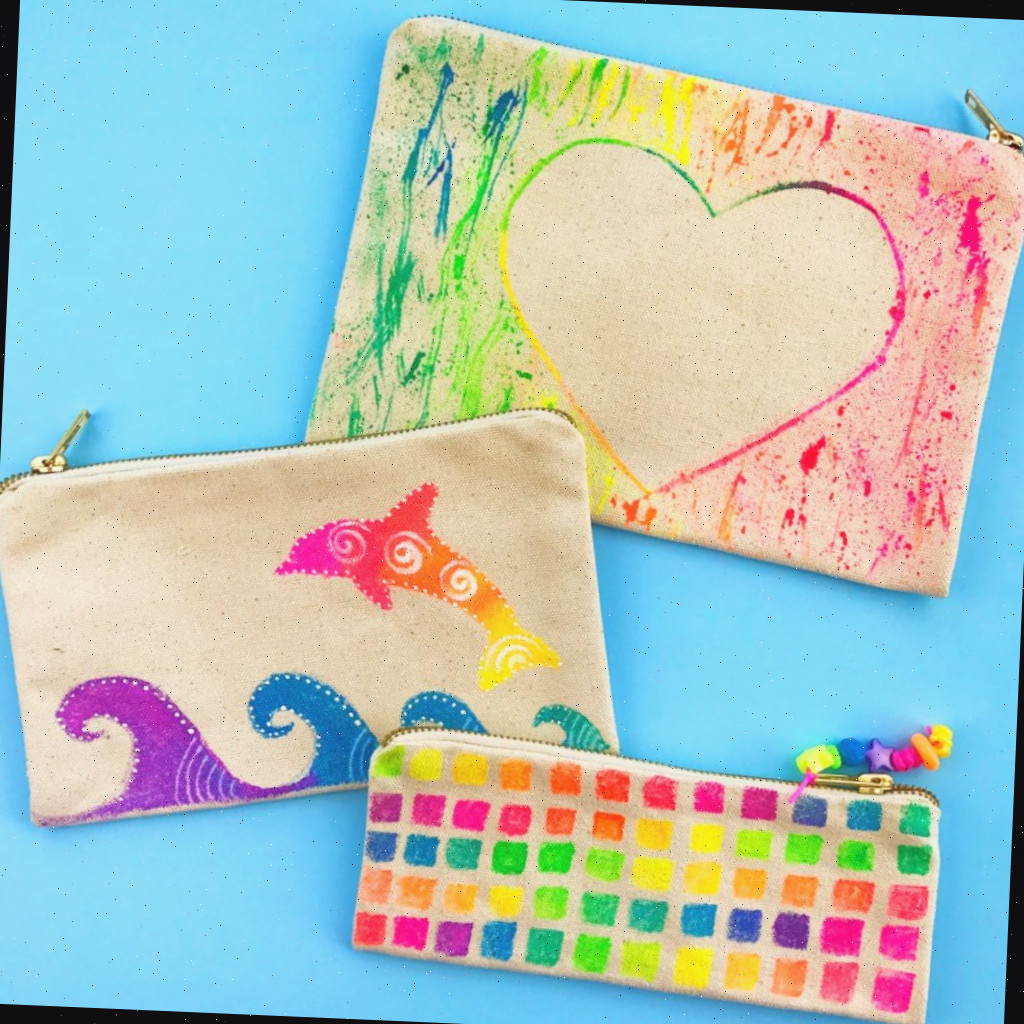 Bolsas de Lápis e Canetas em Canvas DIY