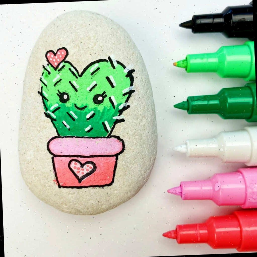 Tutorial de Pedra Pintada de Cacto