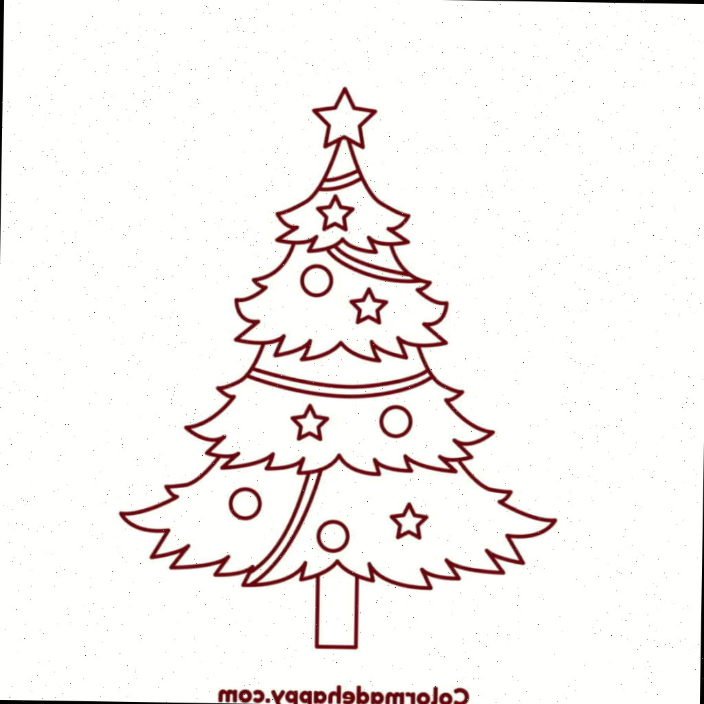 Esboço da árvore de Natal