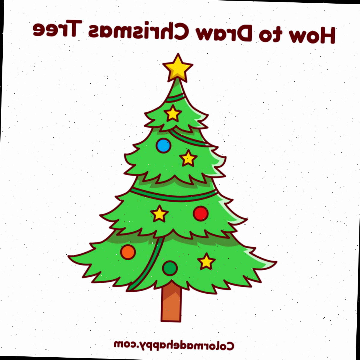 Como Desenhar uma Árvore de Natal: Passo a Passo