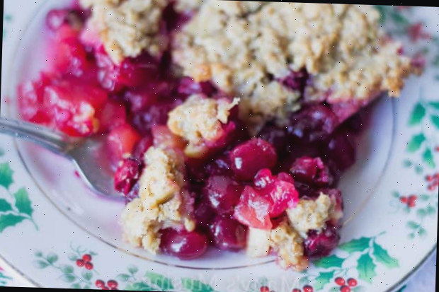Caçarola de Cranberry e Maçã