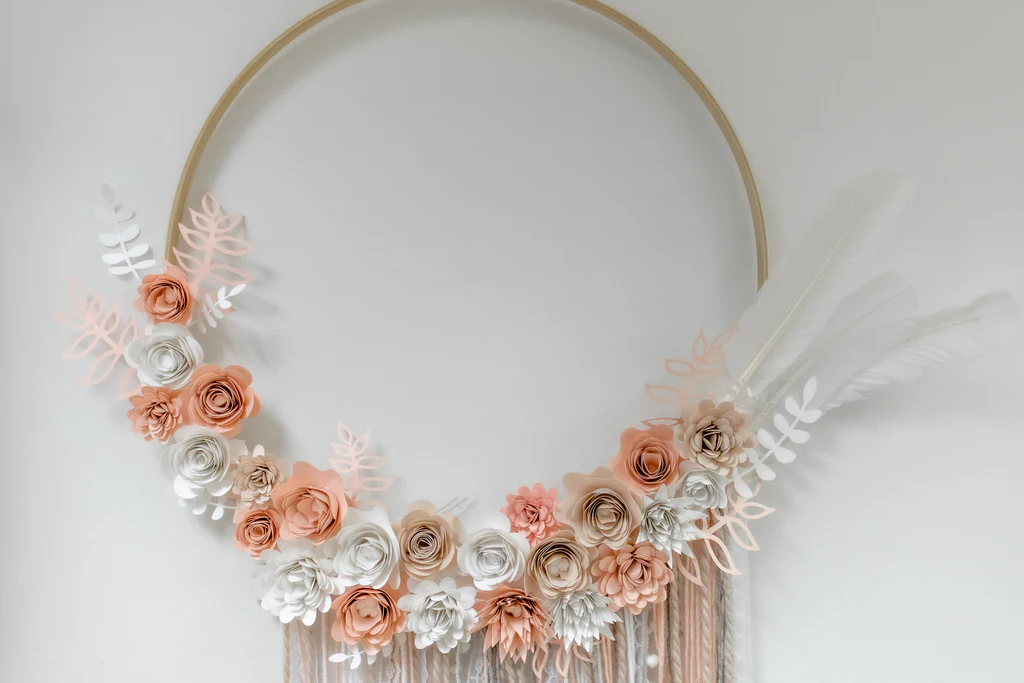 Cricut Guirlanda de Flores de Papel