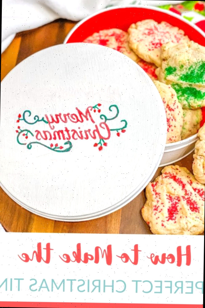 Como criar a lata de Natal perfeita com biscoitos de açúcar