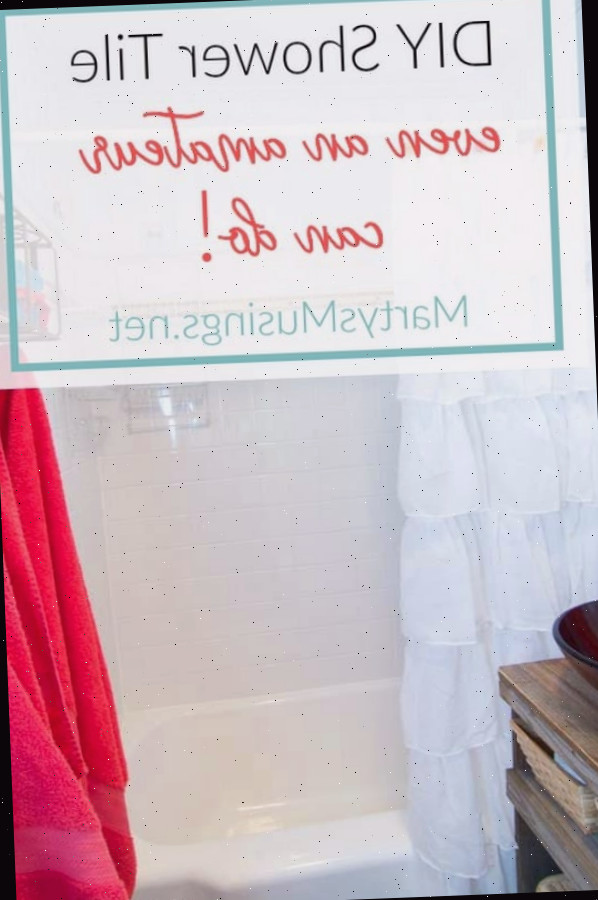 Até mesmo um novato sem experiência pode criar um lindo banheiro com ladrilhos de chuveiro DIY usando Bondera Tile Mat! Instruções passo a passo incluídas.