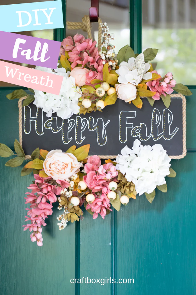 Coroa Floral de Outono DIY