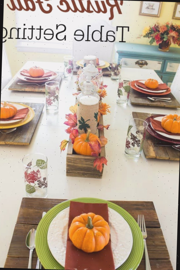 Ideias simples de arranjo de mesa de outono do Marty’s Musings