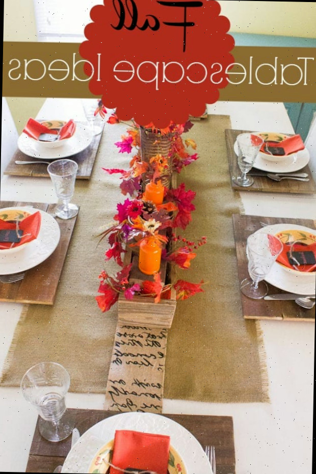 Ideias de Mesa de Outono