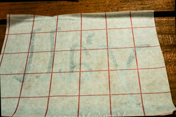 Usando papel de transferência com adesivo de vinil