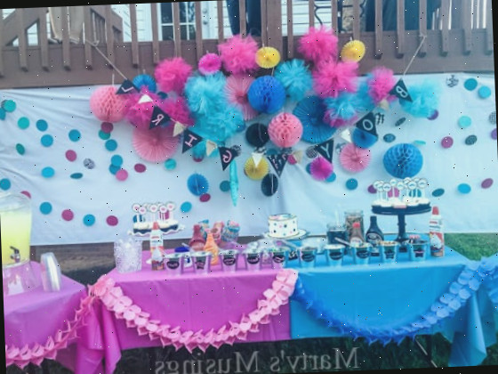 Como Organizar uma Festa de Revelação do Gênero do Bebê + Impressões Grátis
