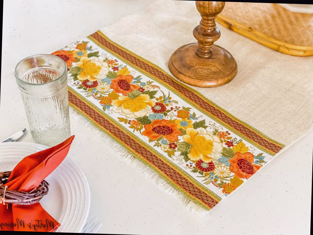 decoracao-de-mesa-de-outono-caminho-de-mesa-sem-costura