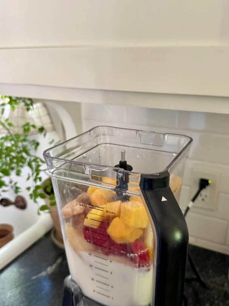 Receita de Smoothie de Fruta Congelada