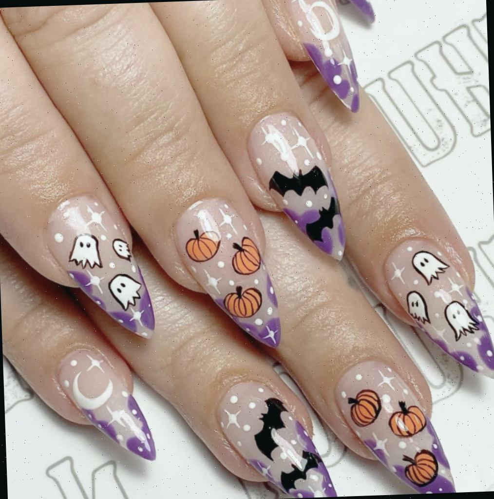 Unhas Engraçadas de Halloween
