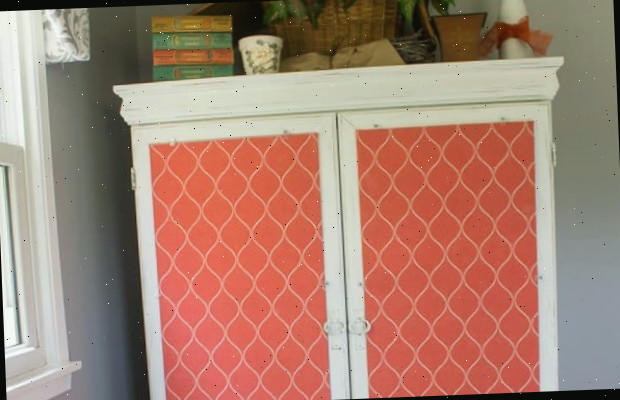 Transformação de Móveis DIY com Tinta Giz e Tecido