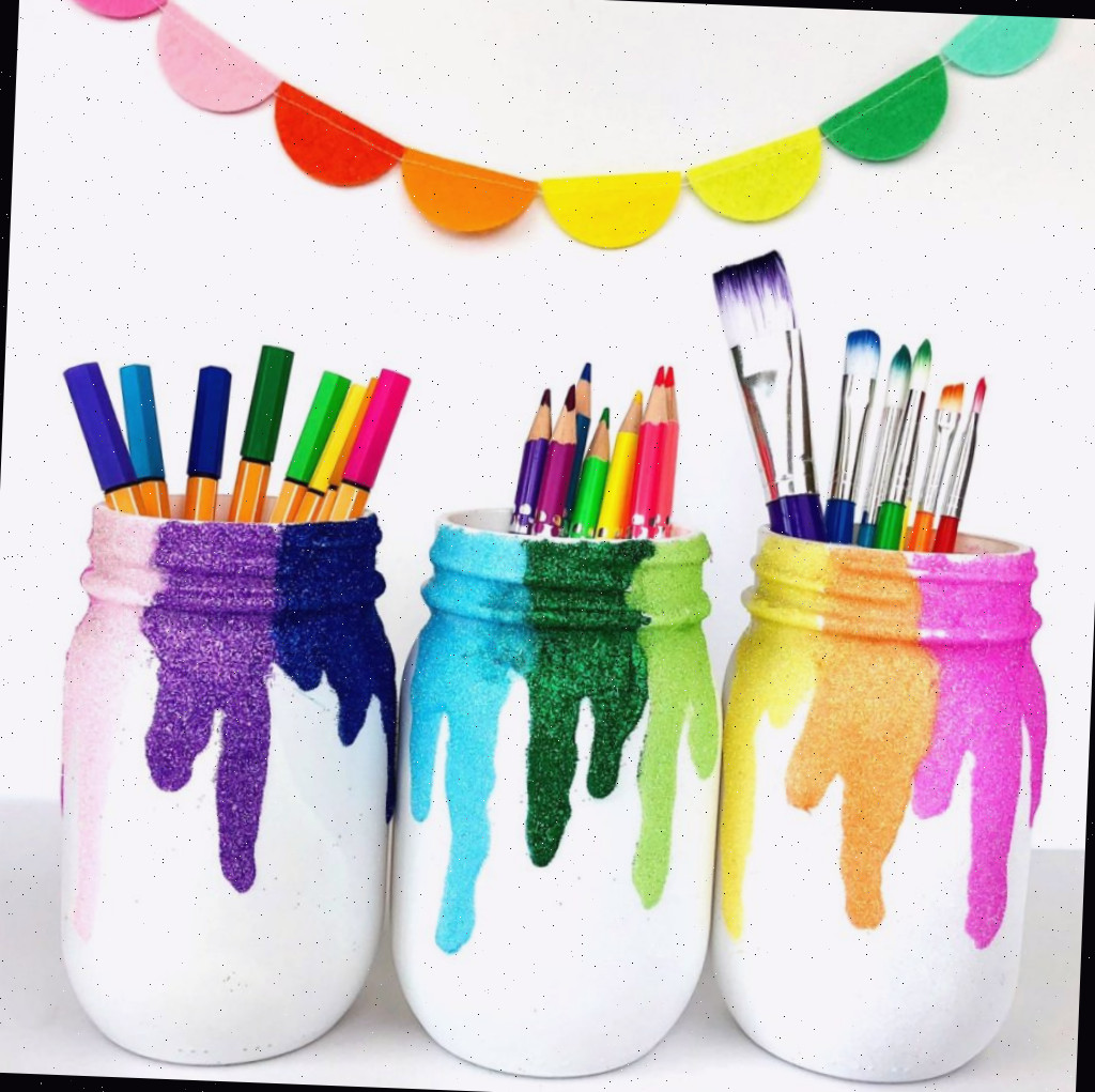 Frascos de Conserva com Glitter DIY