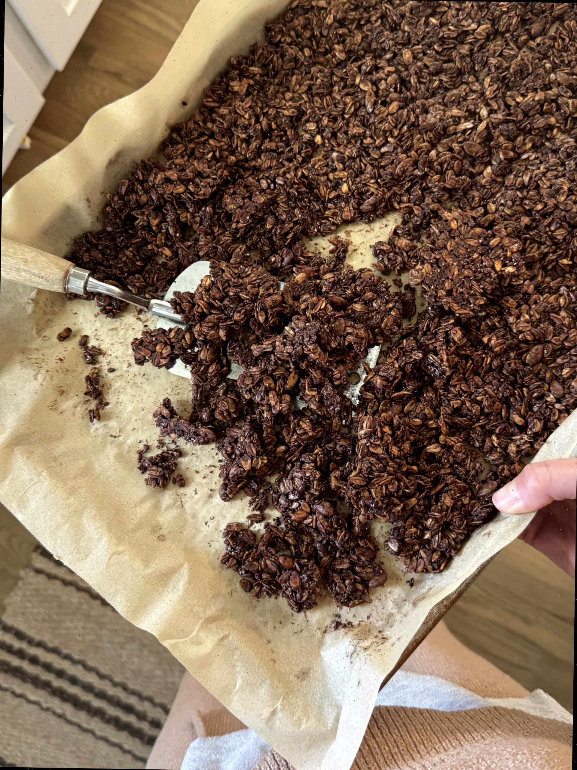Granola caseira saudável deliciosa com sementes