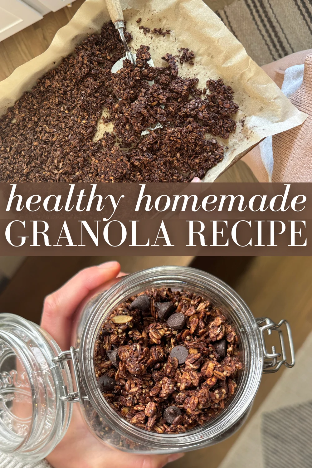 Receita de granola caseira saudável