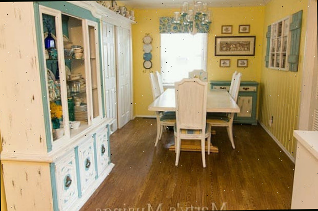 Cozinha DIY em Aqua e Amarelo de Marty’s Musings