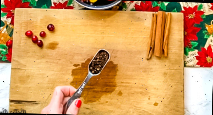 Cravos utilizados no pot-pourri artesanal em cozimento lento