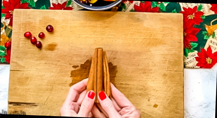 Paus de canela utilizados para o pot-pourri artesanal