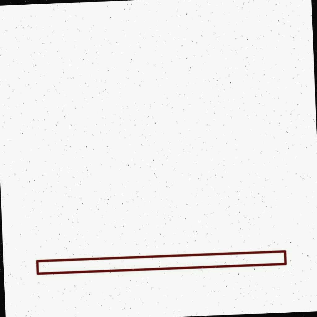 Passo 1: A fundação está desenhada. É um retângulo.