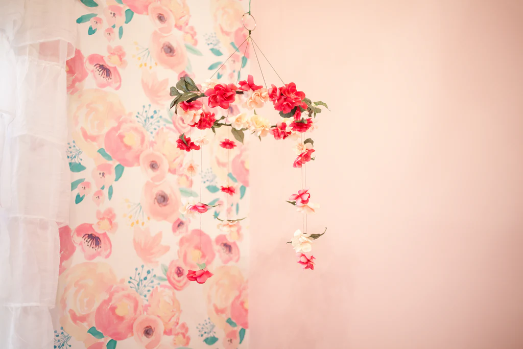 Móvel Floral DIY