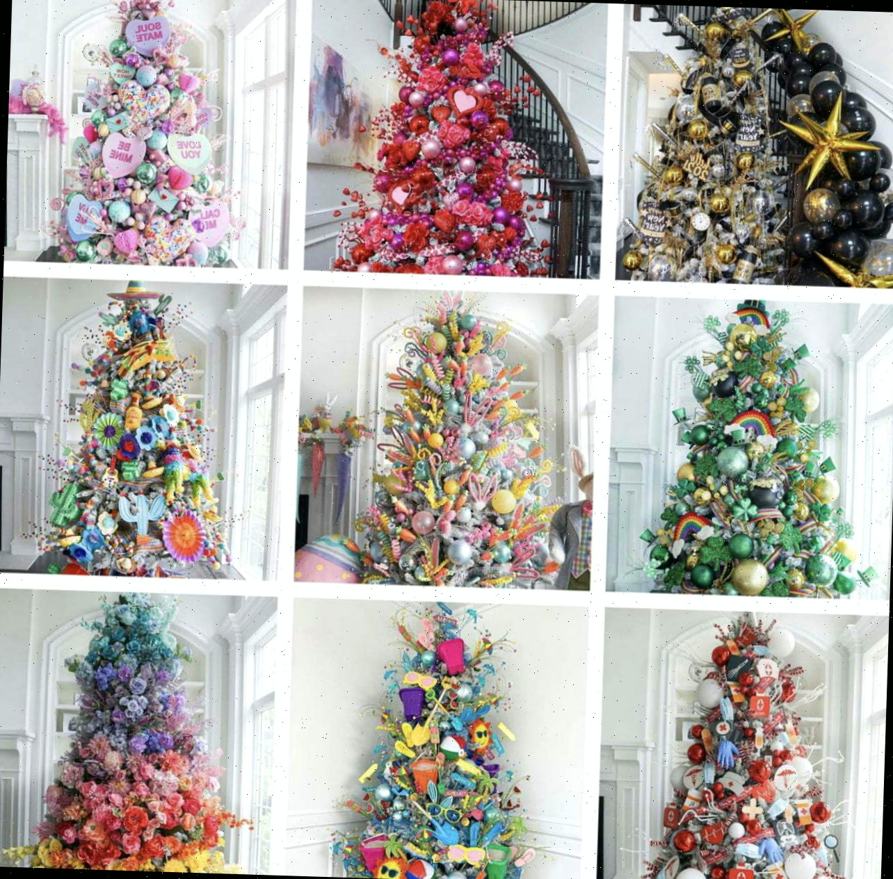 Árvores de Natal Durante Todo o Ano