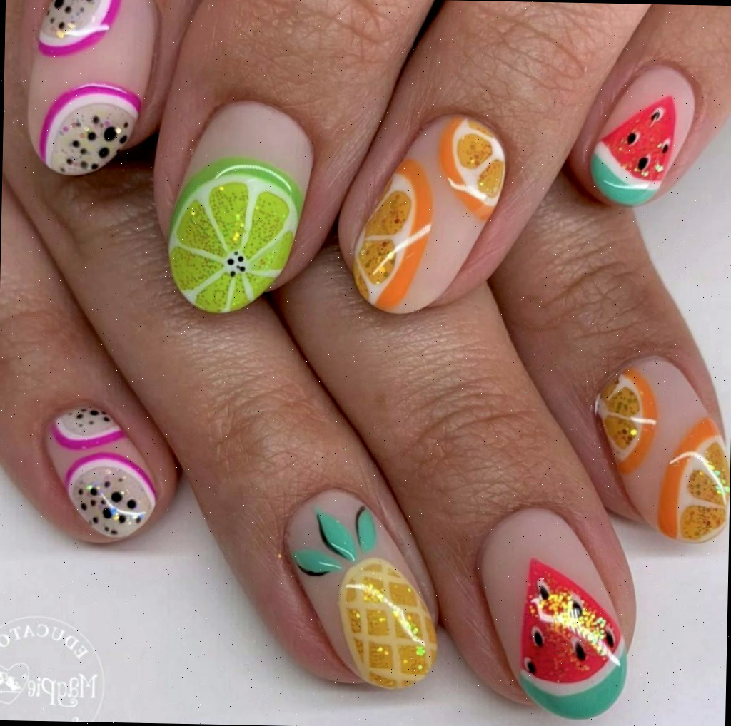 Unhas de frutas