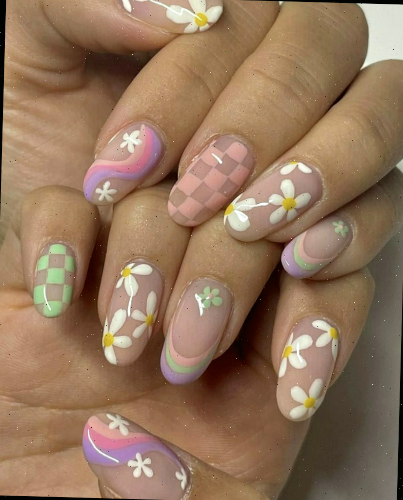 Unhas Pastéis de Verão