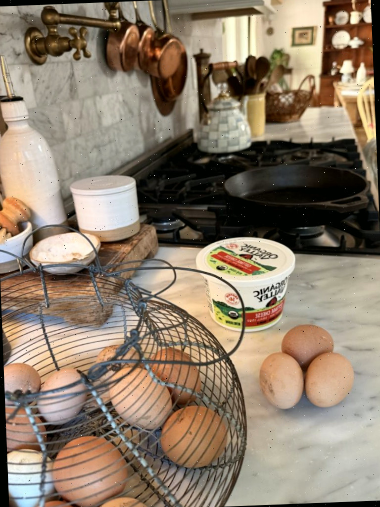 Ovos mexidos cremosos, no estilo de restaurante