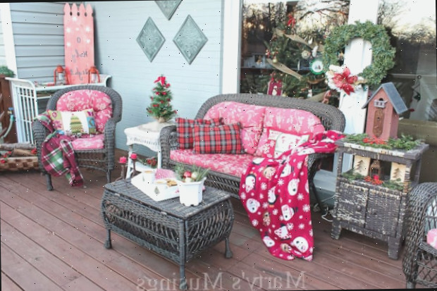 Idéias Econômicas de Decoração para Decks no Natal