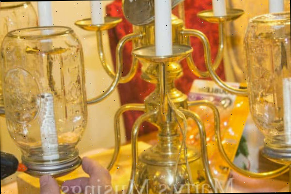 Candelabro Mason Buddies por Marty's Musings-4