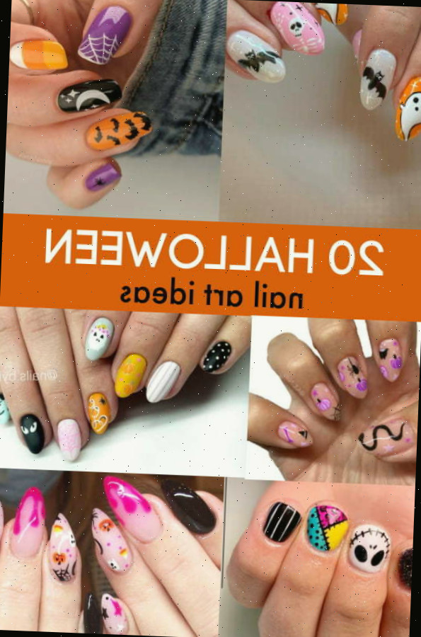 Ideias de 20 unhas de Halloween