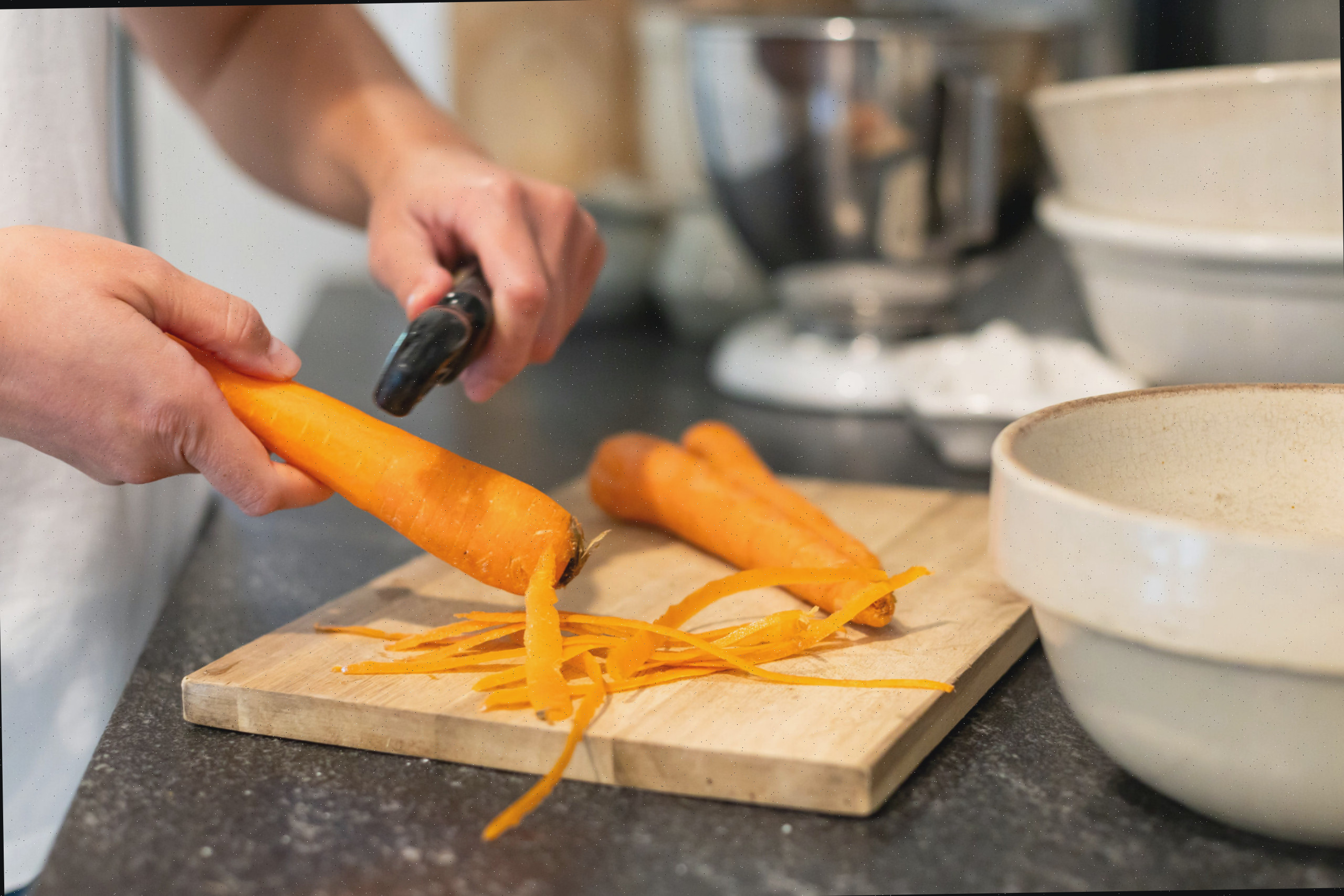 Use ingredientes frescos para tradições de jantar em família