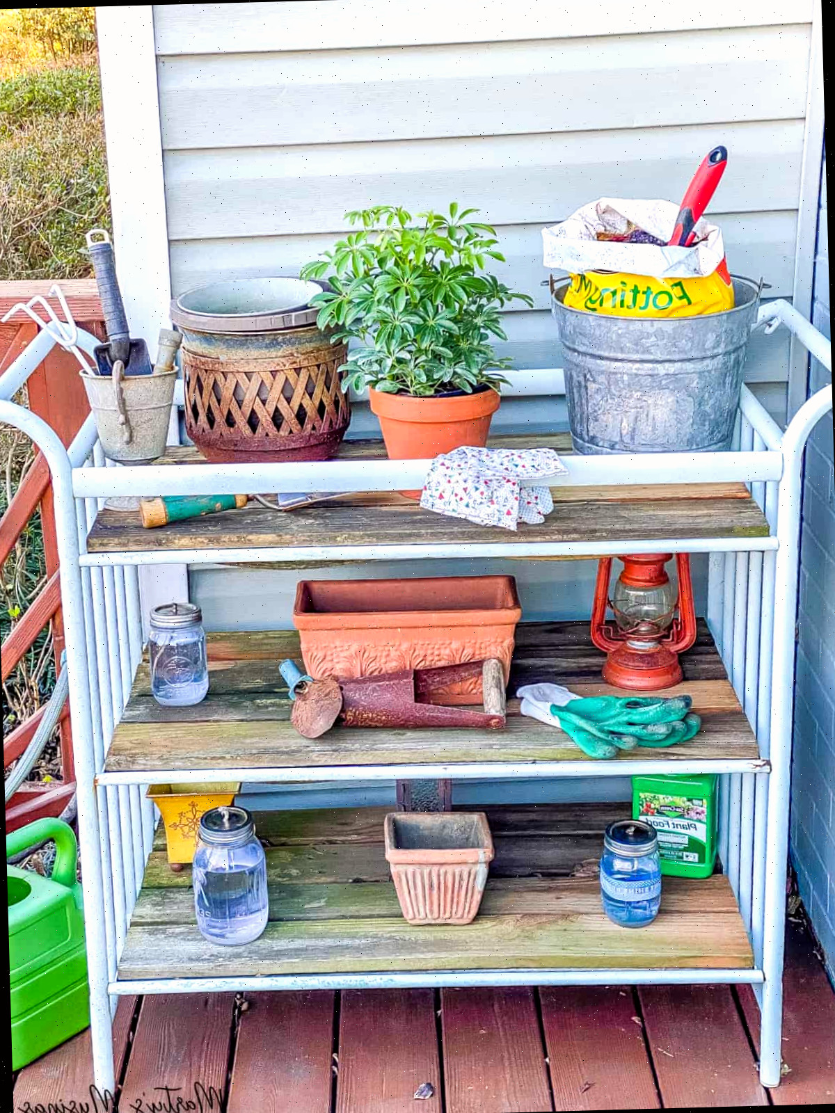 Carrinho de Jardim DIY