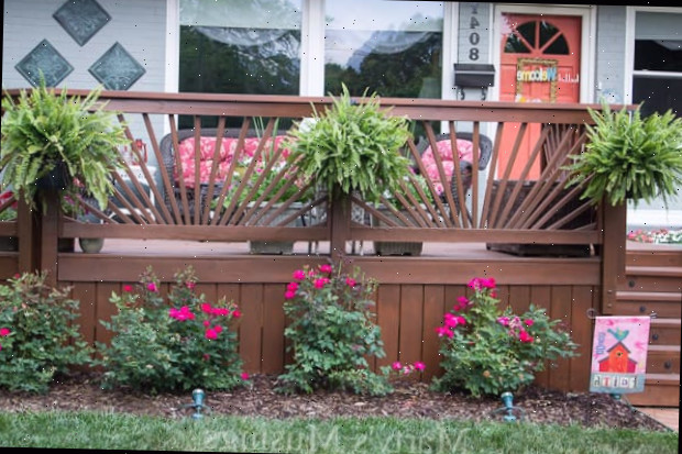 Grades de Deck em Forma de Raio de Sol DIY