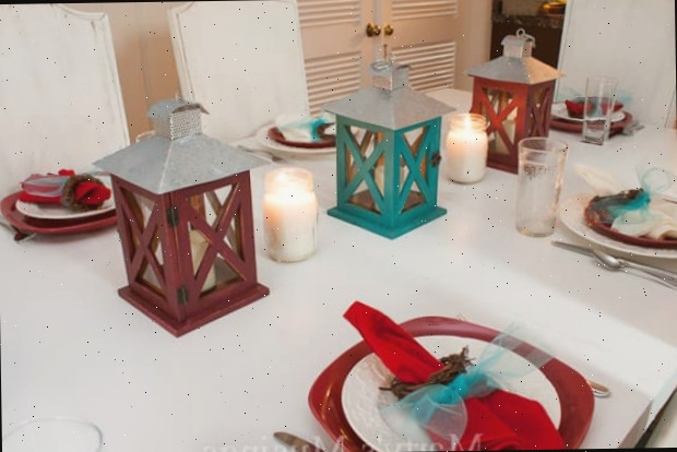 Uma mesa de jantar