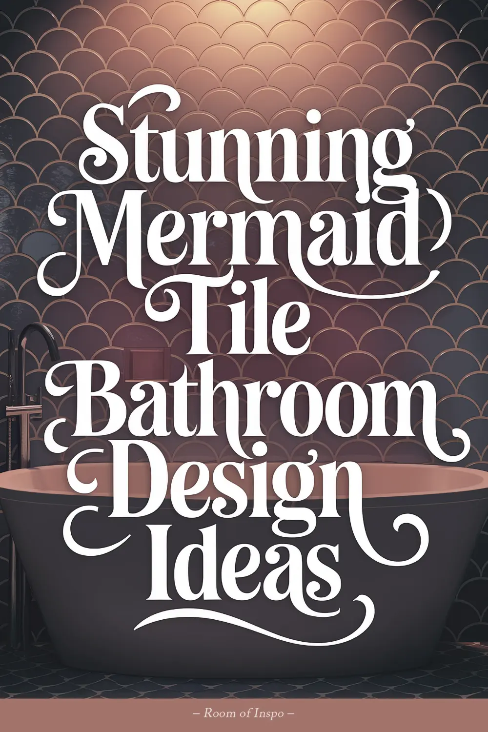 Um pin do Pinterest para o post 'Azulejos de sereia para o banheiro'.