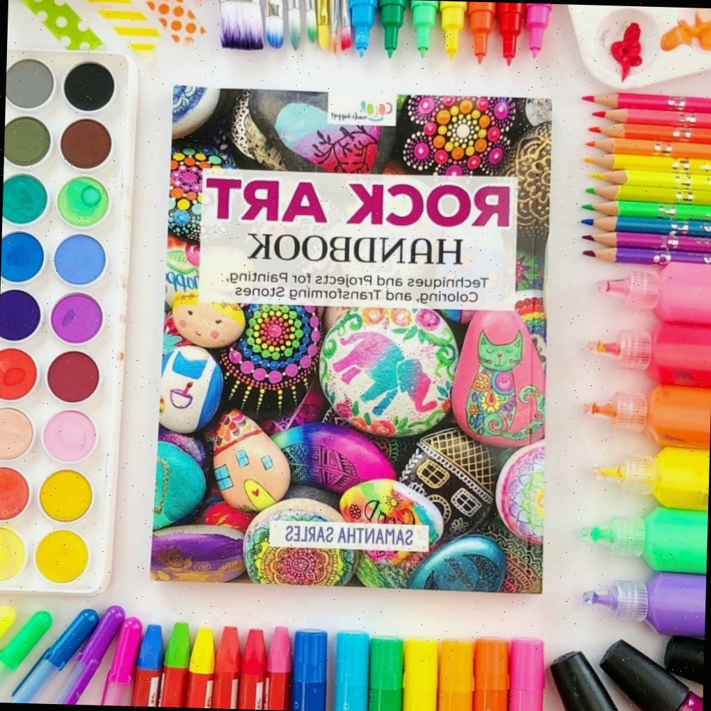 Guia de Arte em Pedra - Um compêndio completo para pintar e enfeitar pedras
