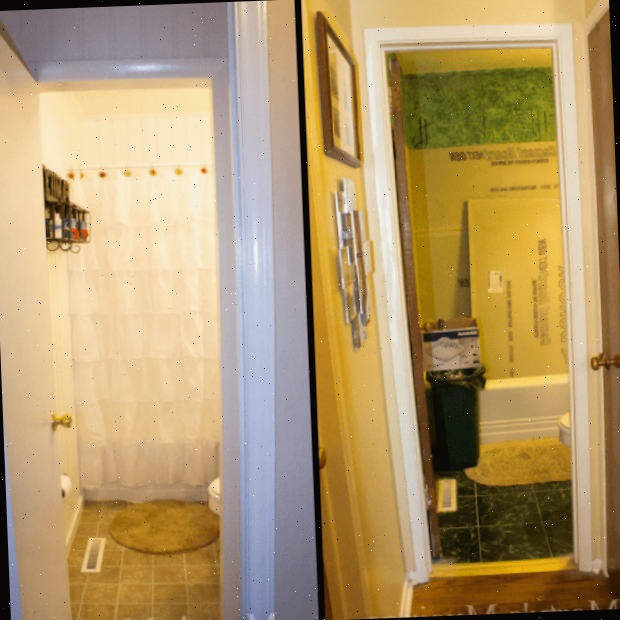 Uma visão de perto de uma porta