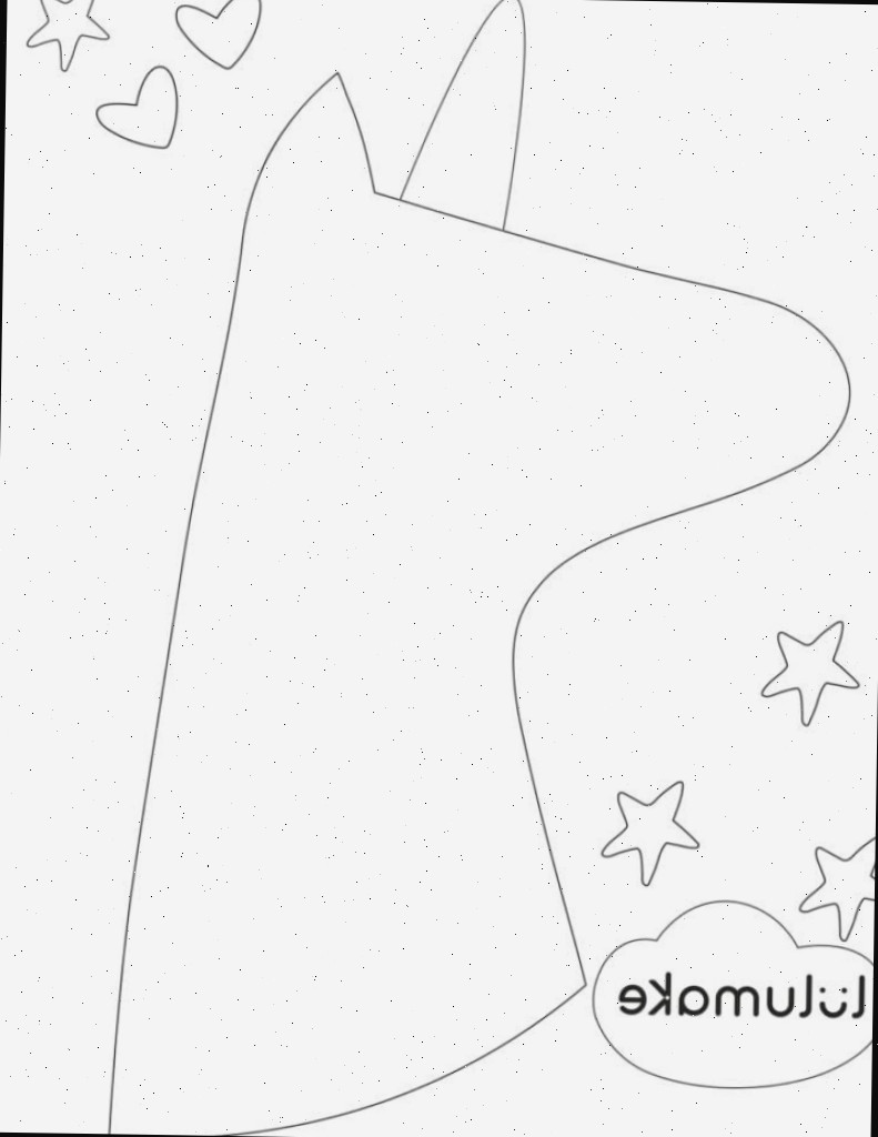 Template Gratuito de Unicórnio