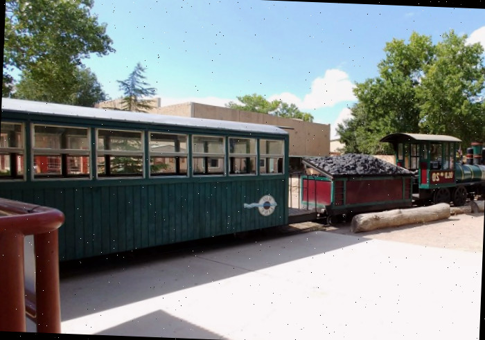 trem no aquário em Albuquerque